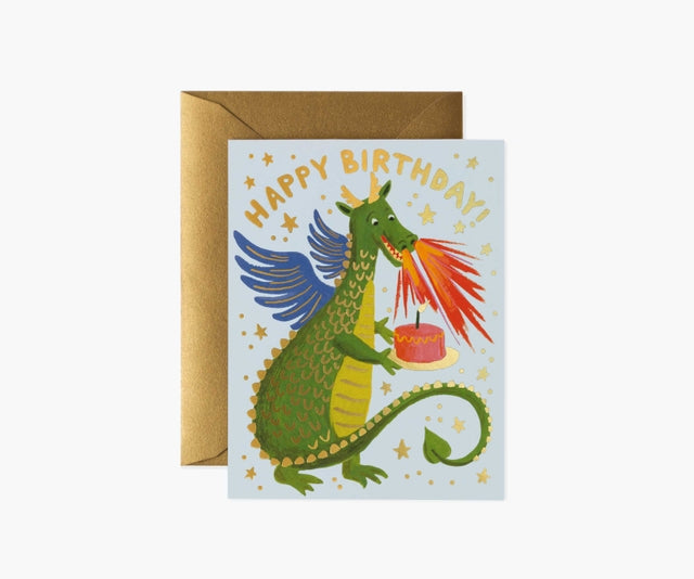 Rifle Paper Co. Birthday Dragon Birthday Card