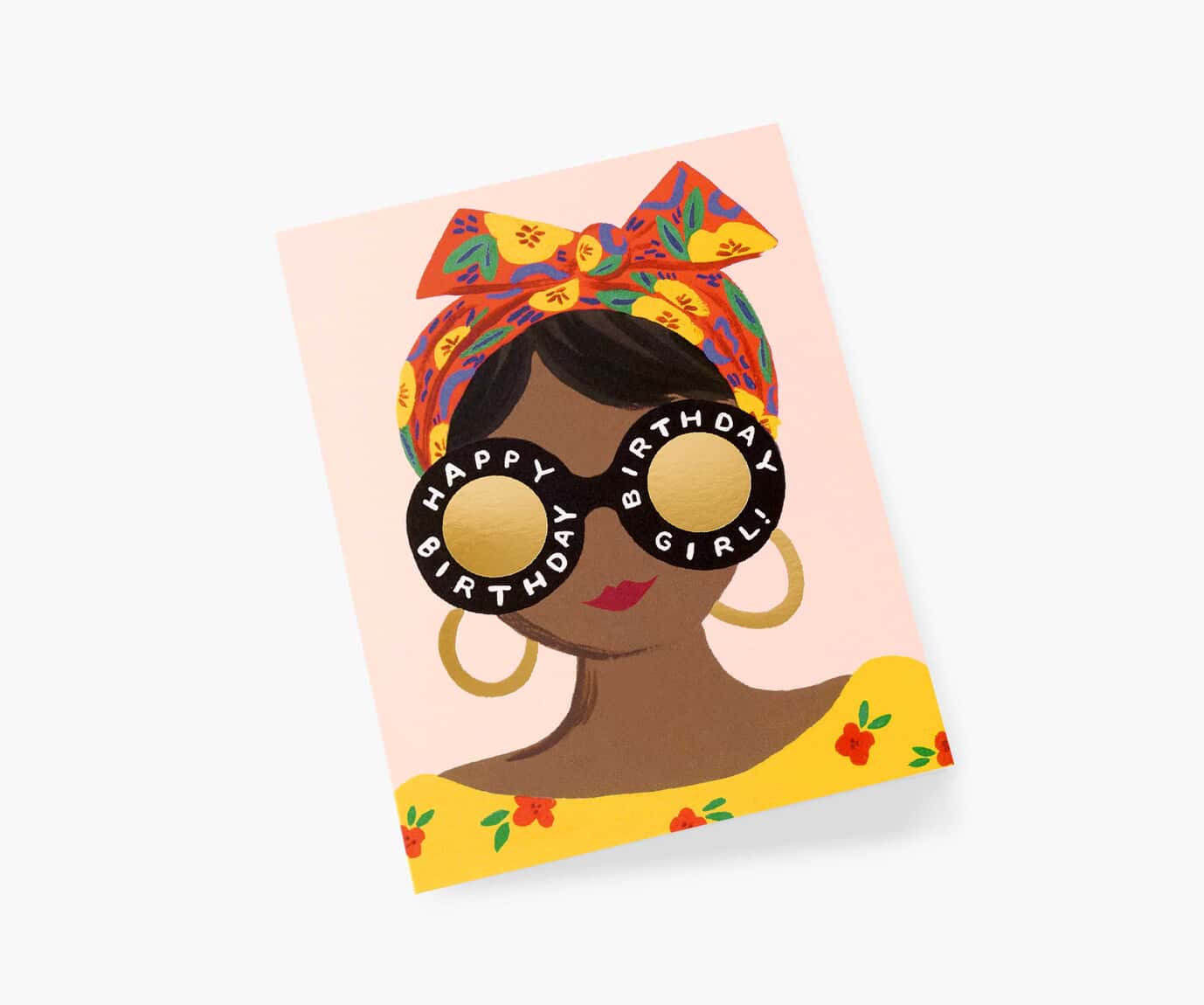 Rifle Paper Co. Scarf Birthday Girl Card