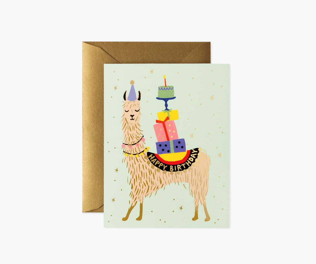 Rifle Paper Co. Llama Birthday Card