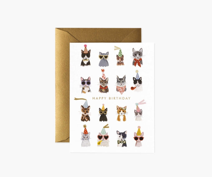 Rifle Paper Co. Cool Cats Birthday Card