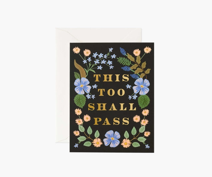 Rifle Paper Co. This Too Shall Pass Card
