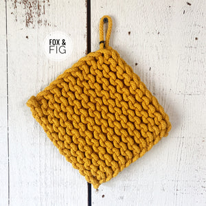 Crocheted Pot Holders ~ Various Colors