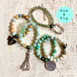 Lula "n" Lee Gorgeous Aquas Stacking Bracelets