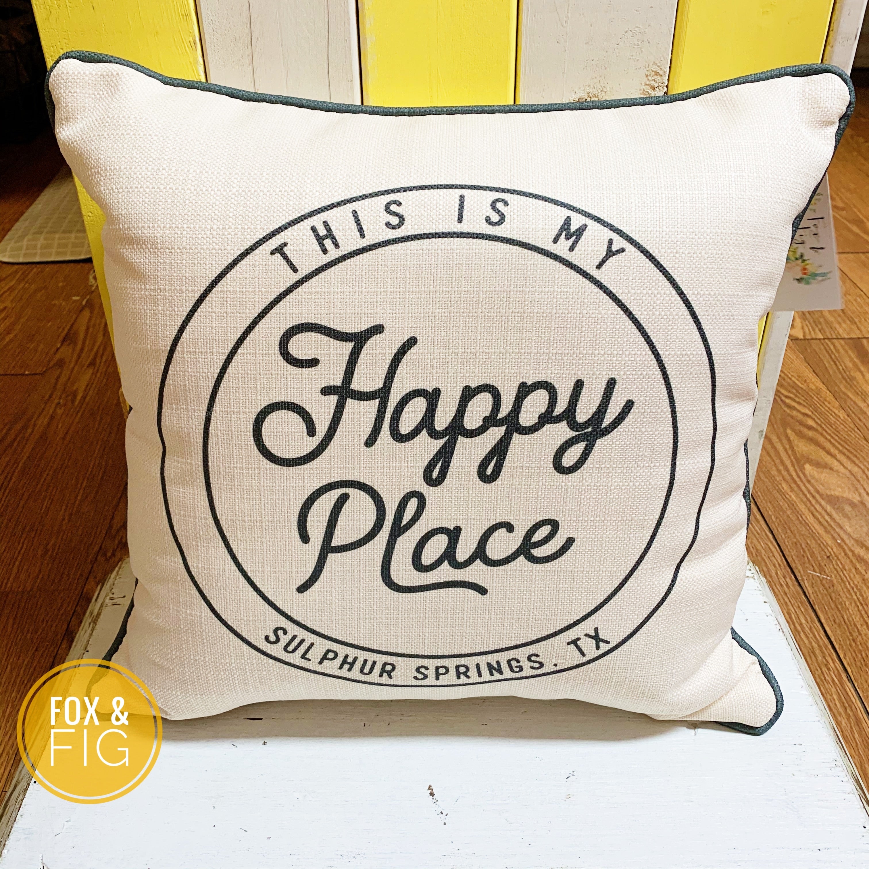 This is my Happy Place Seal Pillow