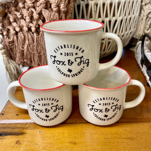 Custom Enamelware and Ceramic Mugs