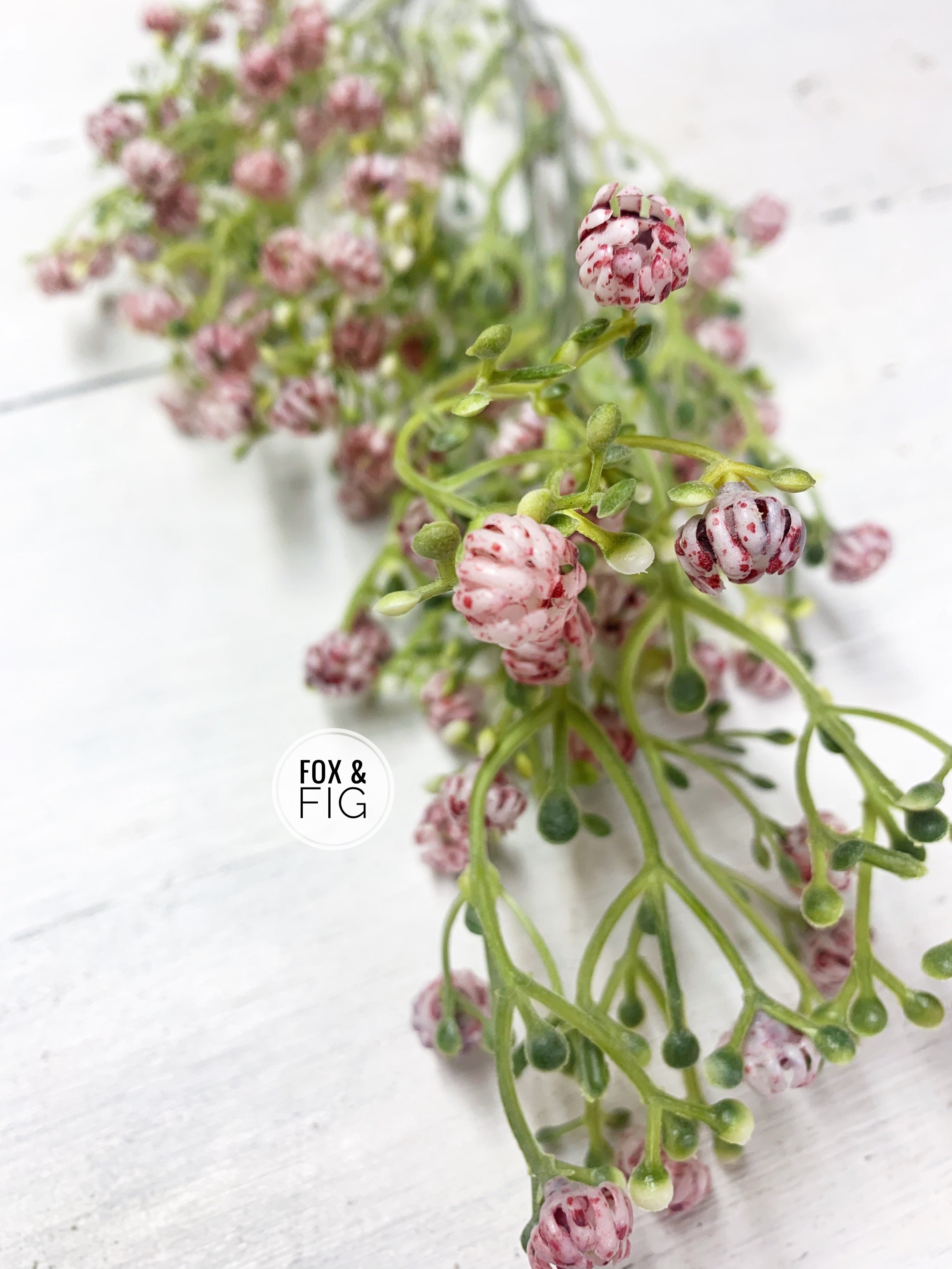 Pink Babys Breath Spray