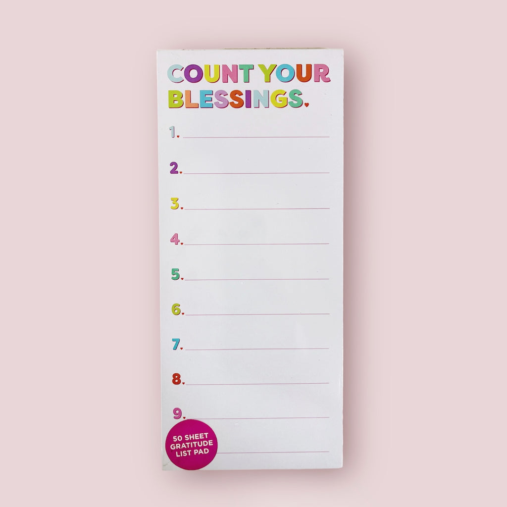 Blessings List Pad