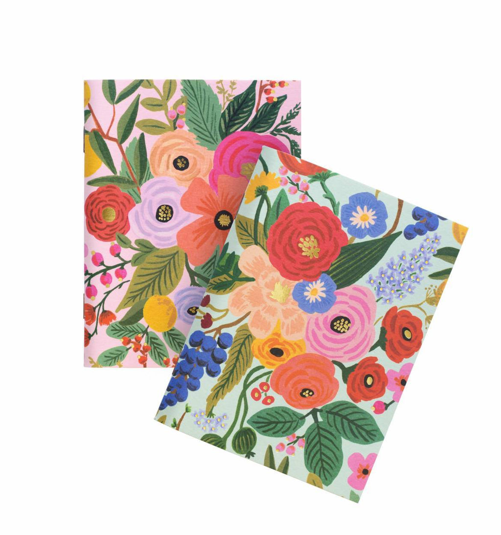 Garden Party Pocket Notebooks ~ Set of 2