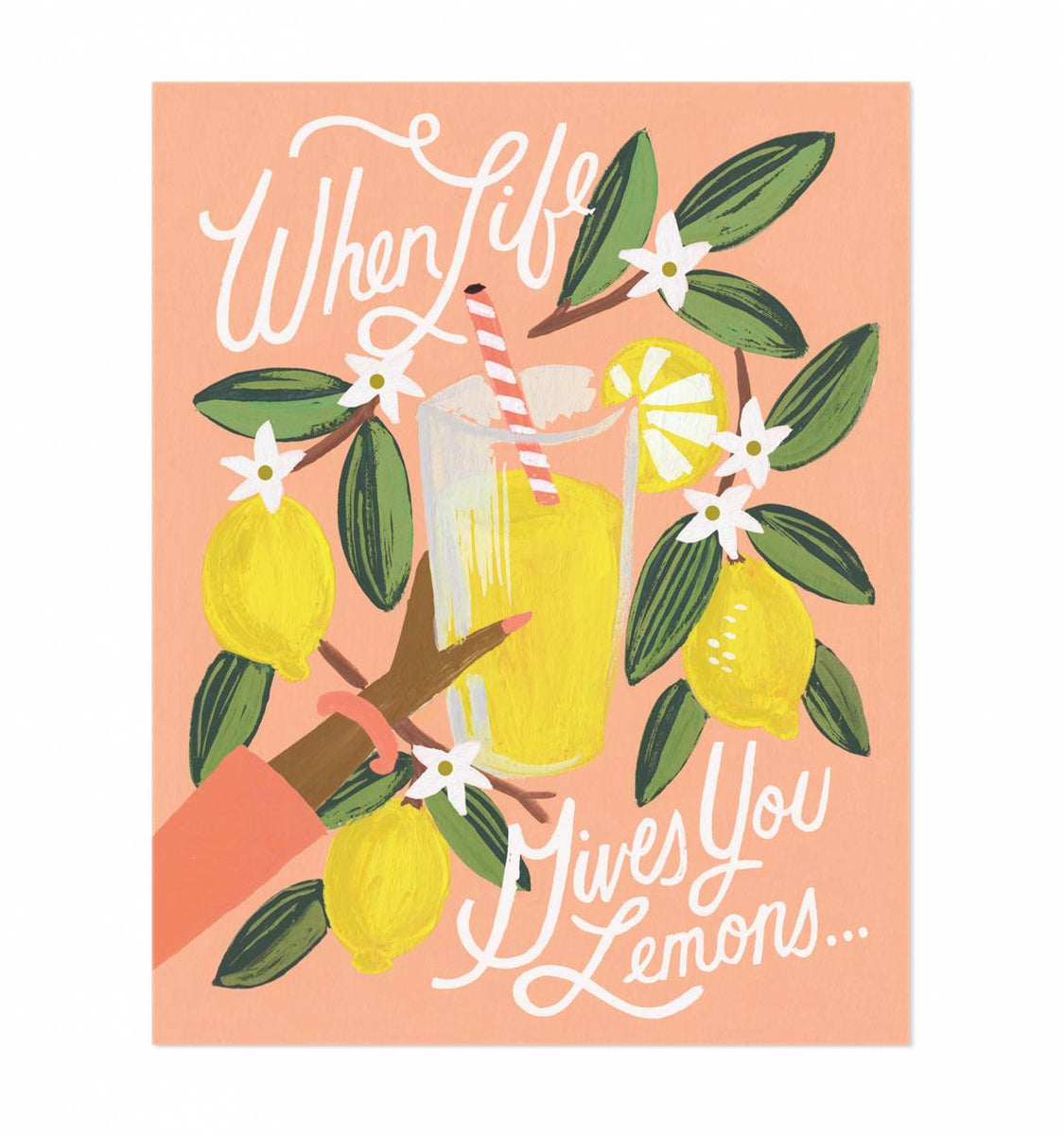 Lemons to Lemonade Art Print – Fox & Fig