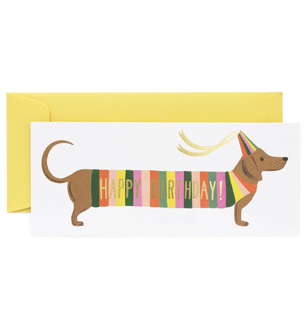 Hot Dog Birthday Card