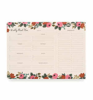 Rifle Paper Co. Meal Planner Notepads ~ 4 Styles