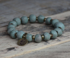 Bel Koz Clay Bead Bracelet - Several Colors Available!