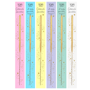 Birthday Wish Gold Sparklers ~ Various Colors