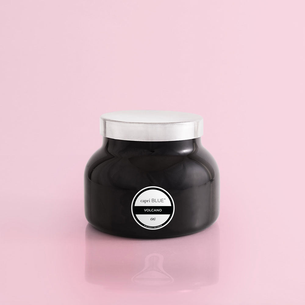 Capri Blue Volcano Black Signature Jar ~ 2 sizes